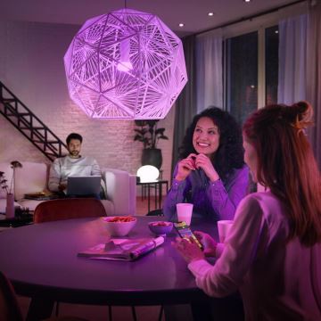 НАБІР 2x LED Лампочка з регулюванням яскравості Philips Hue White And Color Ambiance A60 E27/6,5W/230V 2000-6500K