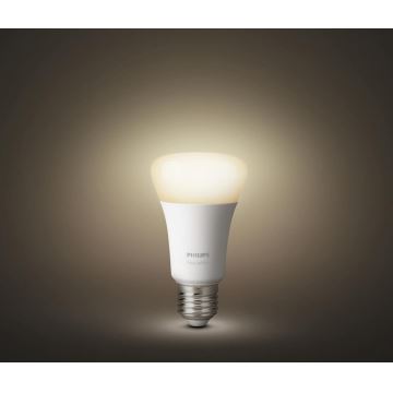 НАБІР 2x Світлодіодна лампочка з регульованою яскравістю Philips Hue WHITE E27/9W/230V 2700K