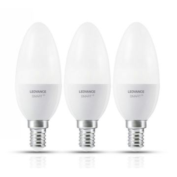 НАБІР 3x LED Димерна лампочка SMART+ E14/5W/230V 2700K-6500K Wi-Fi - Ledvance