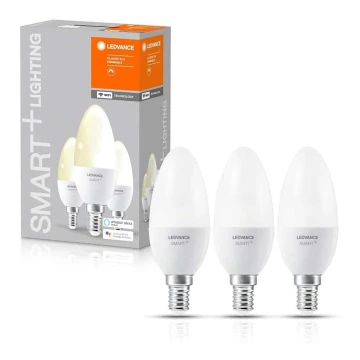 НАБІР 3x LED Димерна лампочка SMART+ E14/5W/230V 2700K Wi-Fi - Ledvance