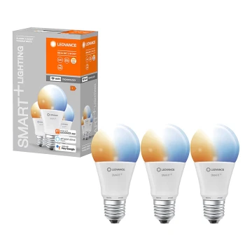 НАБІР 3x LED Димерна лампочка SMART+ E27/9W/230V 2700K-6500K Wi-Fi - Ledvance