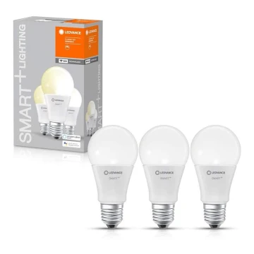 НАБІР 3x LED Димерна лампочка SMART+ E27/9W/230V 2700K Wi-Fi - Ledvance