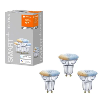 НАБІР 3x LED лампочка з регулюванням яскравості SMART+ GU10/5W/230V 2700K-6500K Wi-Fi - Ledvance