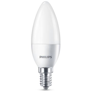 НАБІР 3x Світлодіодна лампочка Philips B35 E14/5,5W/230V 2700K