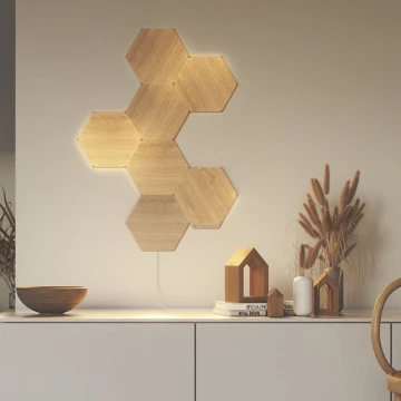 Nanoleaf - НАБОР 7x Светодиодная панель с регулированием яркости HEXAGONS LED/2W/230V Wi-Fi