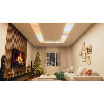 Nanoleaf - НАБОР 3x LED RGBW Диммируемый потолочный светильник SKYLIGHT 1xLED/18W/230V + 2xLED/16W/230V 2700-6500K Wi-Fi