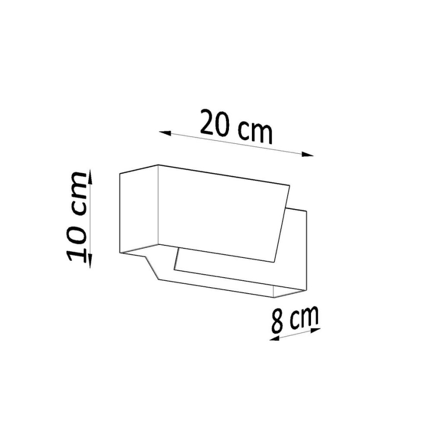 Настенный светильник PIEGARE 1xG9/40W/230V