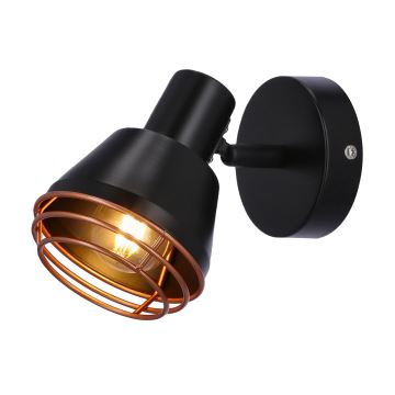 Настенный точечный светильник NERIA 1xE14/40W/230V черный/медный
