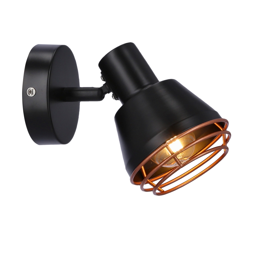 Настенный точечный светильник NERIA 1xE14/40W/230V черный/медный