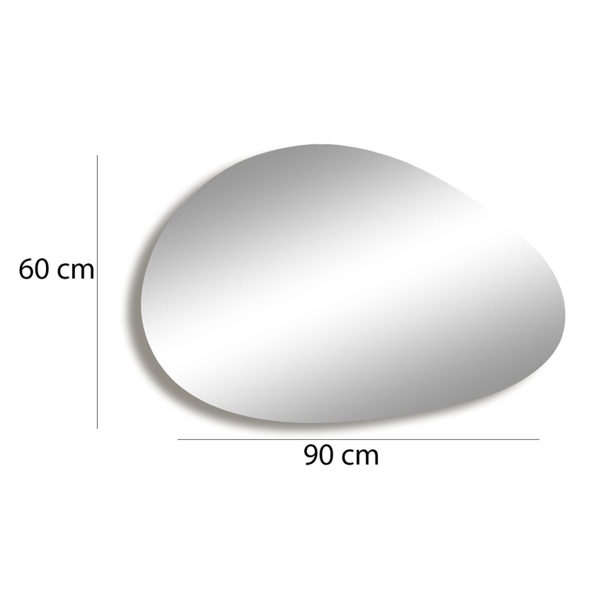 Настенное зеркало PORP 60x90 см золотистый