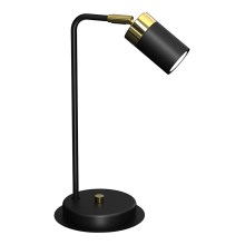 Настільна лампа JOKER 1xGU10/25W/230V чорний/золотий