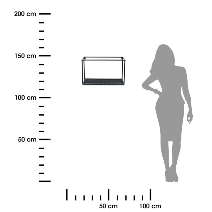 Настінна полиця LOFT 30x50 см