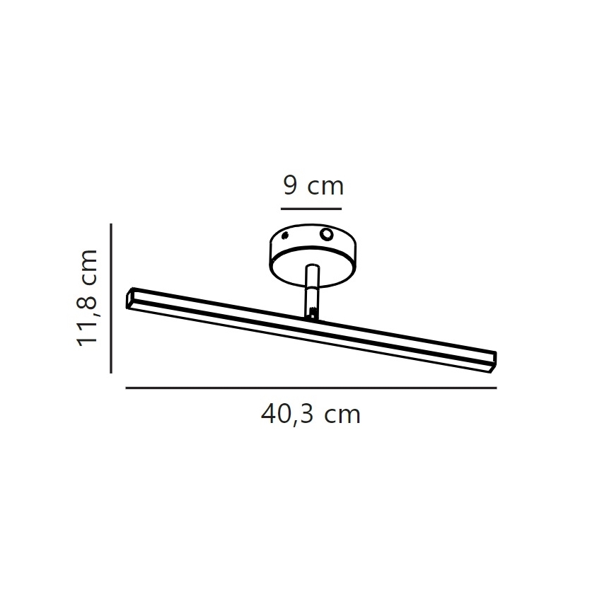 Nordlux - LED Підсвітка для дзеркала для ванної IP LED/6,2W/230V IP44 40 см матовий хром