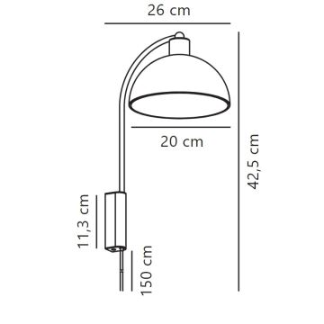 Nordlux - Настенная лампа ELLEN 1xE14/40W/230V белый