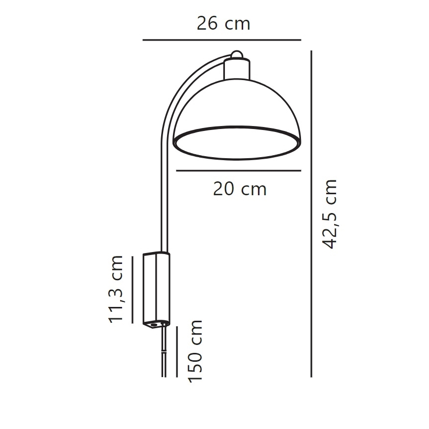 Nordlux - Настенная лампа ELLEN 1xE14/40W/230V белый