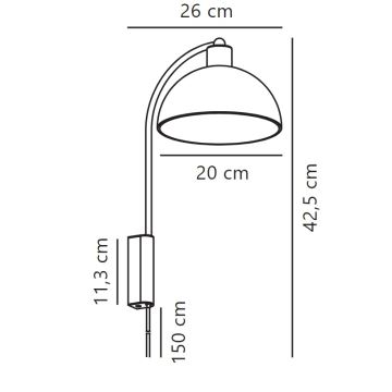 Nordlux - Настенная лампа ELLEN 1xE14/40W/230V блестящий хром