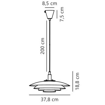 Nordlux - Подвесная люстра BRETAGNE 1xG9/25W/230V розовое золото