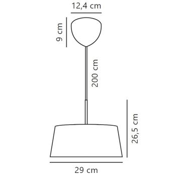 Nordlux - Подвесная люстра CLASI 3xE14/10W/230V диаметр 29 см