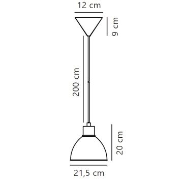 Nordlux - Подвесная люстра POP 1xE27/40W/230V бежевый