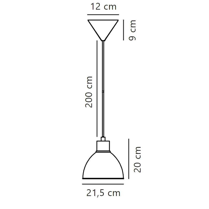 Nordlux - Подвесная люстра POP 1xE27/40W/230V мятный