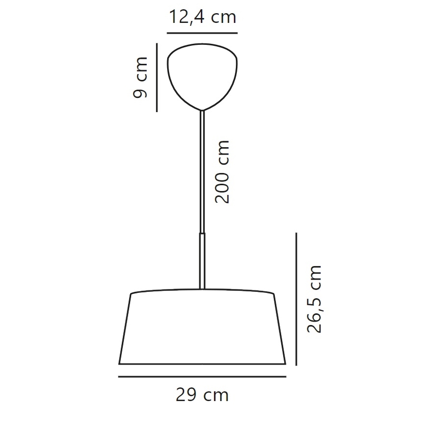 Nordlux - Підвісна люстра CLASI 3xE14/10W/230V діаметр 29 см