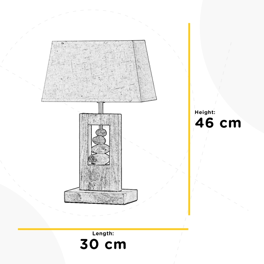 ONLI - Настольная лампа MIRIEL 1xE27/22W/230V