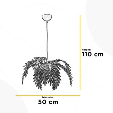 ONLI - Подвесная люстра DUBAI 1xE27/22W/320V золотой