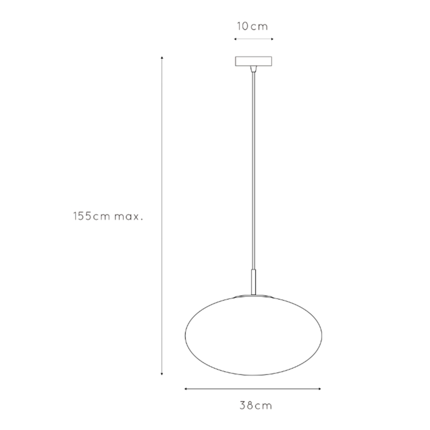 ONLI - Подвесная люстра JANET 1xE27/6W/230V диаметр 38 см