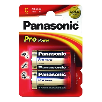Panasonic LR14 PPG - 2 шт Лужна батарейка C Pro Power 1,5V