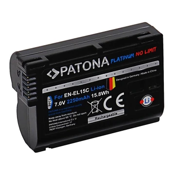 PATONA - Акумулятор Aku Nikon EN-EL15C 2250mAh Li-Ion Platinum