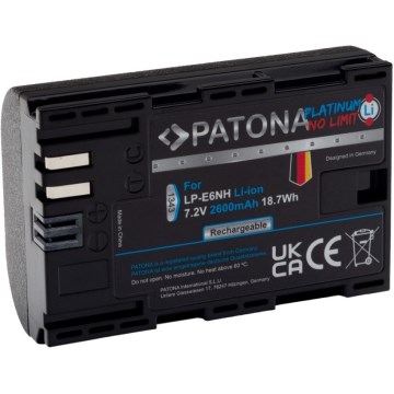 PATONA - Акумулятор Акумулятор Canon LP-E6NH 2600mAh Li-Ion Platinum EOS R5/R6