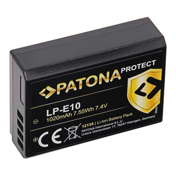PATONA - Акумулятор Canon LP-E10 1020mAh Li-Ion Protect