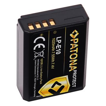 PATONA - Акумулятор Canon LP-E10 1020mAh Li-Ion Protect