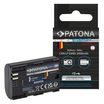 PATONA - Акумулятор Canon LP-E6NH 2400mAh Li-Ion Platinum USB-C