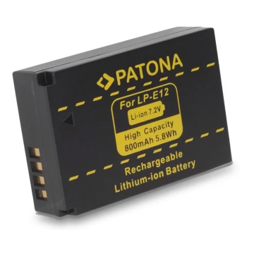 PATONA - Акумулятор Canon LPE12 800mAh Li-Ion