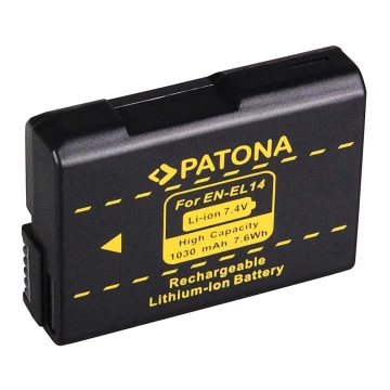 PATONA - Акумулятор Nikon EN-EL14 1030mAh Li-Ion