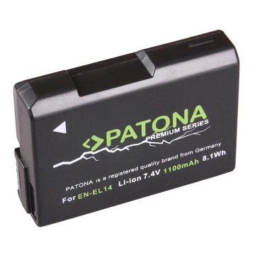 PATONA - Акумулятор Nikon EN-EL14 1100mAh Li-Ion Premium