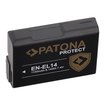 PATONA - Акумулятор Nikon EN-EL14 1100mAh Li-Ion Protect