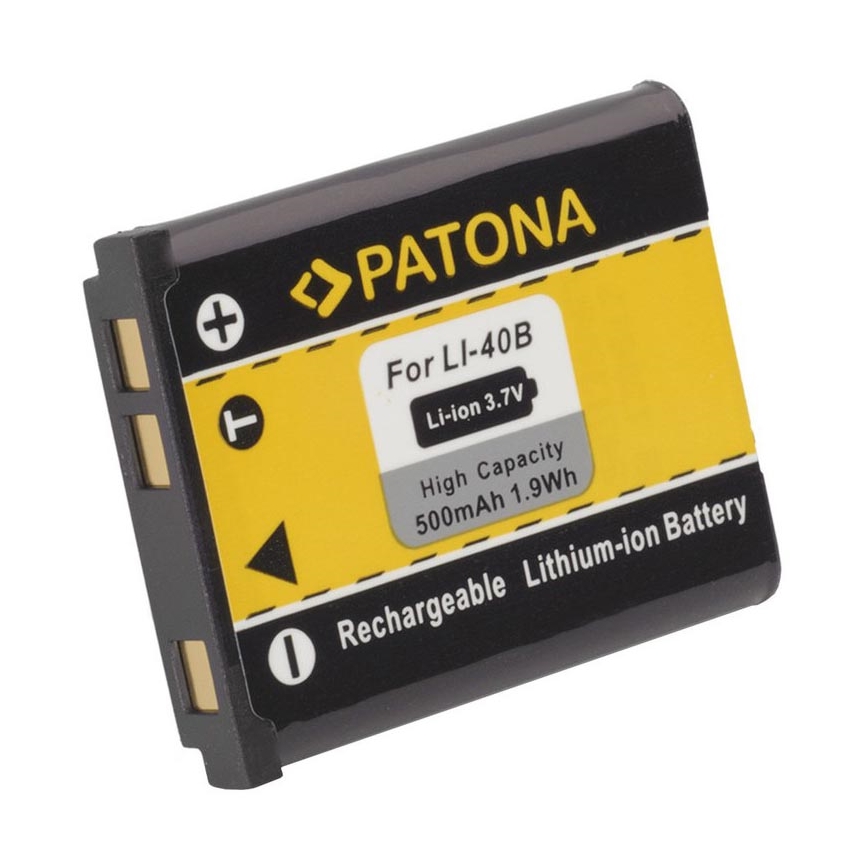 PATONA - Акумулятор Olympus Li-40B / Li-42B 500mAh Li-Ion