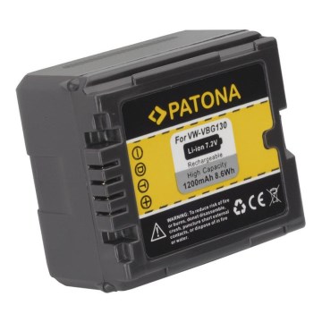 PATONA - Акумулятор Panasonic VW-VBG130 1200mAh Li-Ion