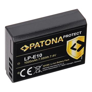 PATONA - Аккумулятор Canon LP-E10 1020mAh Li-Ion Protect