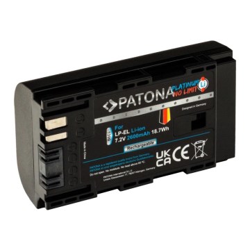 PATONA - Аккумулятор Canon LP-EL 2600mAh Li-Ion Platinum для фотовспышки Speedlite EL-1