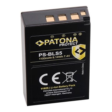 PATONA - Аккумулятор Olympus BLS5 1100mAh Li-Ion Protect