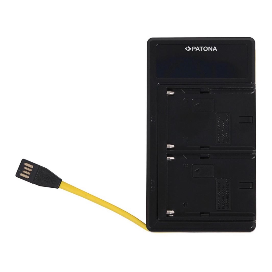 PATONA - Зарядний пристрій Dual Sony NP-F970/F960/F950 USB