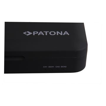 PATONA - Зарядний пристрій Foto Dual Canon LP-E6/LP-E6N/LP-E6NH з Повербанк (УМБ)ом