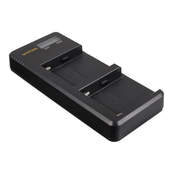 PATONA - Зарядний пристрій Foto Dual LCD Sony F550/F750/F970 - USB