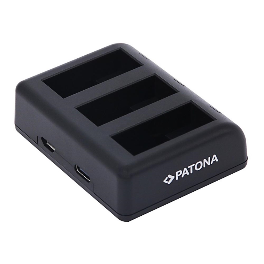 PATONA - Зарядний пристрій Triple GoPro Hero 9 AHDBT901