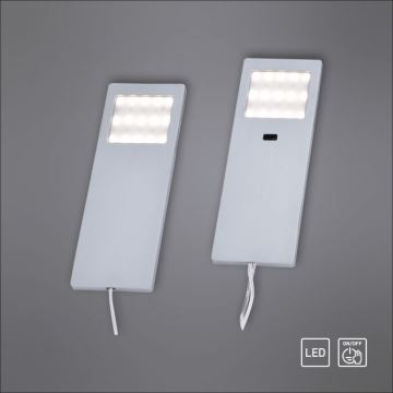 Paul Neuhaus 1121-95-2 - НАБІР 2x LED Освітлення меблів з датчиком HELENA LED/2W/230V