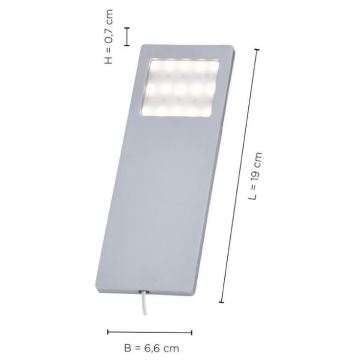 Paul Neuhaus 1121-95-3 - НАБІР 3x LED Освітлення меблів з датчиком HELENA LED/2W/230V