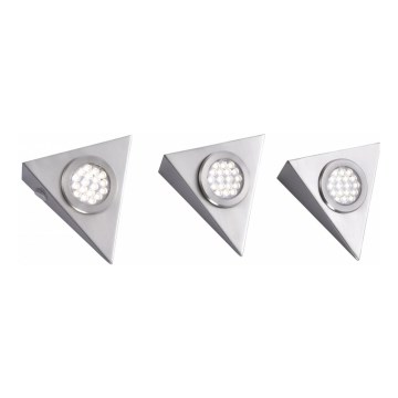 Paul Neuhaus L1116-55-3 - НАБІР 3x LED Освітлення меблів CARLOS LED/2,5W/230V 3000-6500K